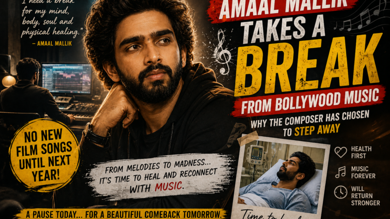 🎵 Amaal Mallik Takes a Break From Bollywood Music: Why the Composer Has Chosen to Step Away