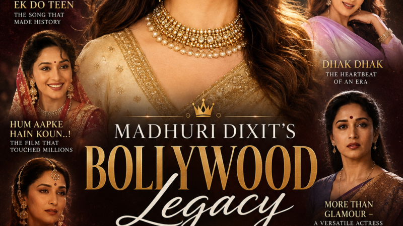 👑 Madhuri Dixit’s Bollywood Legacy: The Eternal Queen of Dance, Grace and Stardom