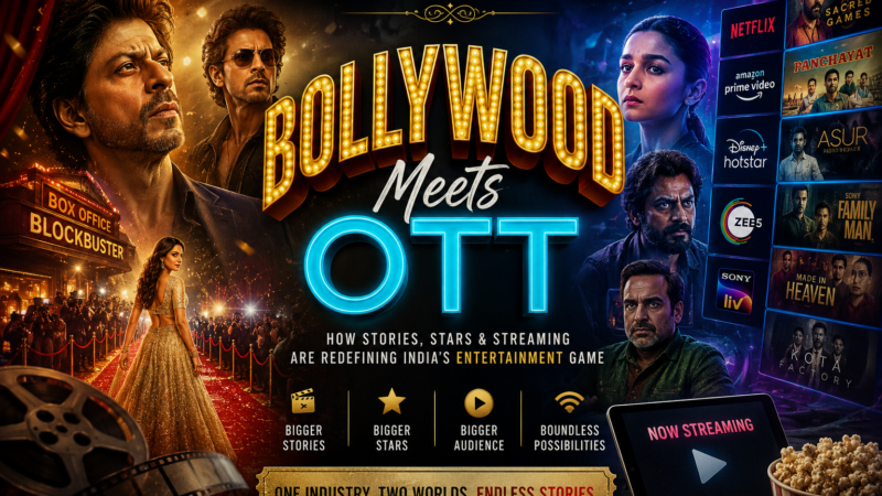 📺 Bollywood Meets OTT: How Streaming Changed the Way India Watches Movies and Tells Stories