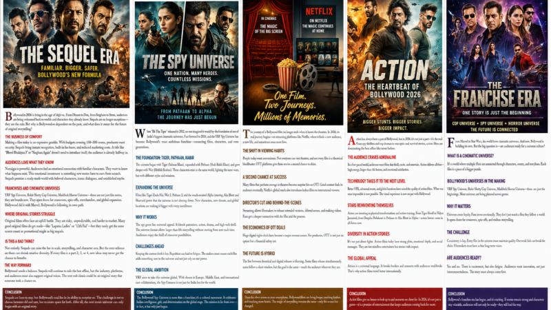 The Rise of the Bollywood Spy Universe: How Hindi Cinema Is Building Its Own Super-Franchise